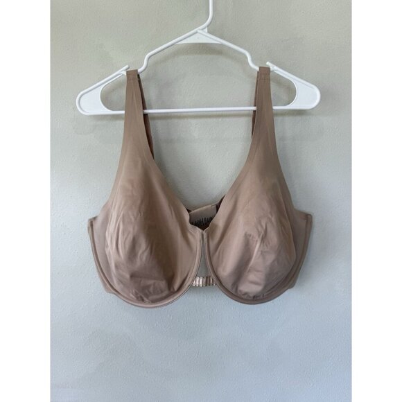 THIRD LOVE Beige Women’s Nude Underwire BRA Sz 44E T Shirt Bra Full Figure - Picture 1 of 3